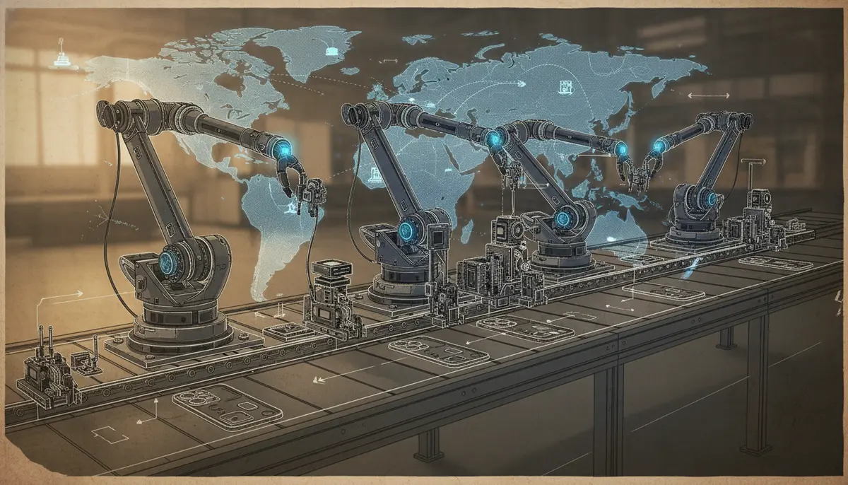 Illustration related to The 'Patriot' Phone Pivot: Trump Mobile T1 Delays and Manufacturing Shifts Explained